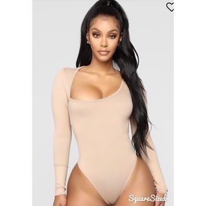 Fashion Nova Long Sleeve Bodysuit
